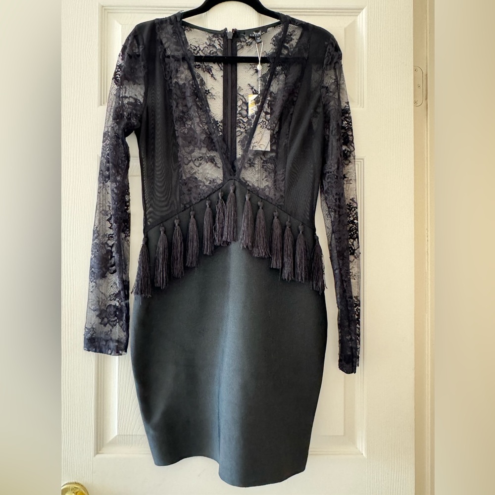 Black lace dress! Size medium!